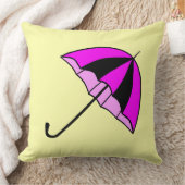 Oreiller de jet en coton de qualité parapluie viol (Couverture)