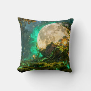 Oreiller de jet Fantasy Moon Forest