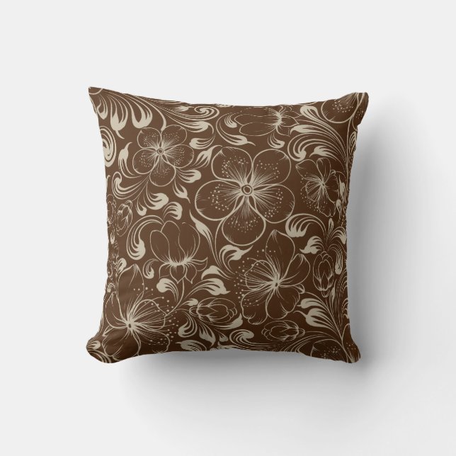 Oreiller de jet floral  (Recto)