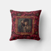 Oreiller de jet moderne simple pour couple marié (Verso)