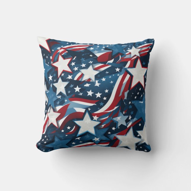 Oreiller de jet patriotique (Recto)