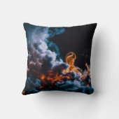 Oreiller de jet Phoenix Fire | Art Déco de flamme (Verso)