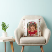 Oreiller de jet pour 4ème anniversaire Fille avec (Chaise)