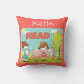 Oreiller de jet pour enfant à lire (Recto)
