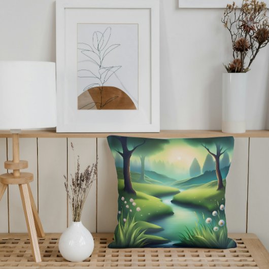 Oreiller de jet Pretty Stream