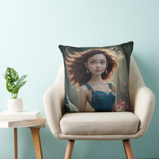 Oreiller de jet princesse dansante Photo (Chaise)