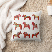 Oreiller de la collection de chevaux Dala rouges (Couverture)