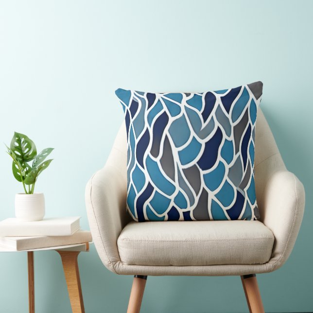 Oreiller de lancer abstrait (Chaise)