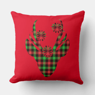Oreiller de lancer de cerf de vacances