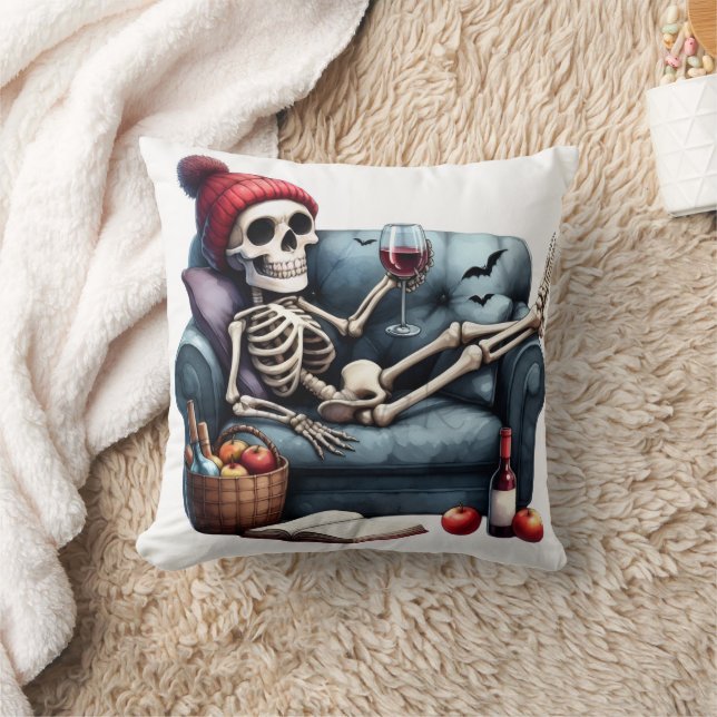 Oreiller de lancer Halloween effrayant (Couverture)