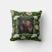 Oreiller de lancer unique pour anniversaire de mar (Recto)