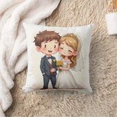 Oreiller de l'anniversaire de mariage coussin (Couverture)