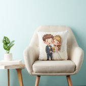 Oreiller de l'anniversaire de mariage coussin (Chaise)