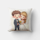 Oreiller de l'anniversaire de mariage coussin (Recto)