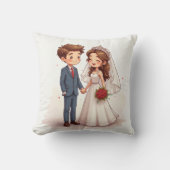 Oreiller de l'anniversaire de mariage coussin (Recto)