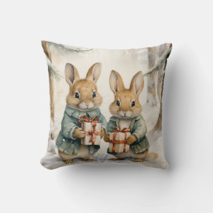 Oreiller de lapin de Noël