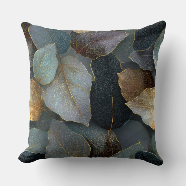 Oreiller de luxe à feuilles d'or (Recto)