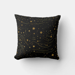 Oreiller de luxe à motif Nuit étoilée