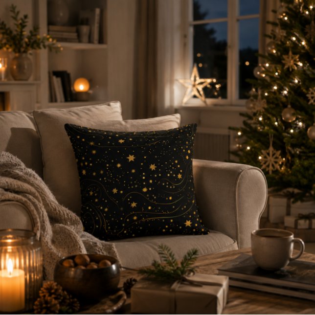 Oreiller de luxe à motif Nuit étoilée (Créateur téléchargé)