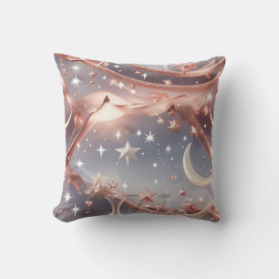 Oreiller de Luxe – Lune Céleste Blanche Marbre