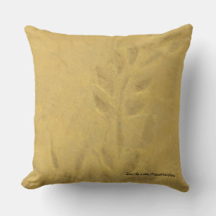 Oreiller de luxe personnalisé en or