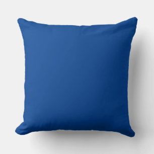 Oreiller de luxe royal bleu accent