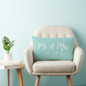 Oreiller de mariage établi M. et Mme Script (Chaise)