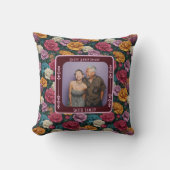 Oreiller de mariage oiseau amoureux tendance (Recto)