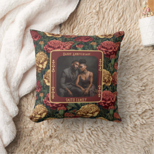 Oreiller de mariage romantique personnalisé