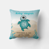 Oreiller de naissance de bébé tortue de mer (Verso)