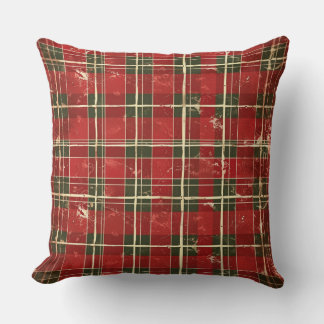Oreiller de Noël à poule rouge et vert