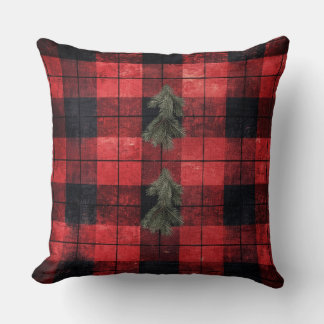 Oreiller de Noël à poule rouge et vert