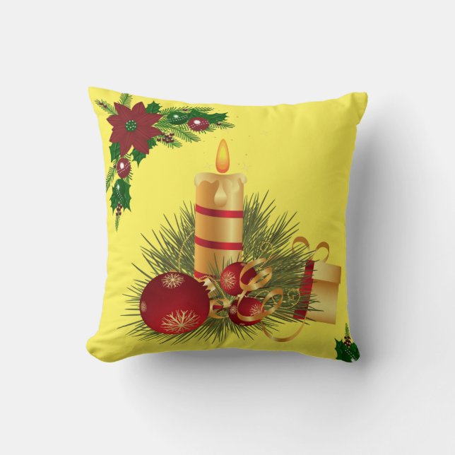 Oreiller de Noël, Bougie de Noël (Recto)
