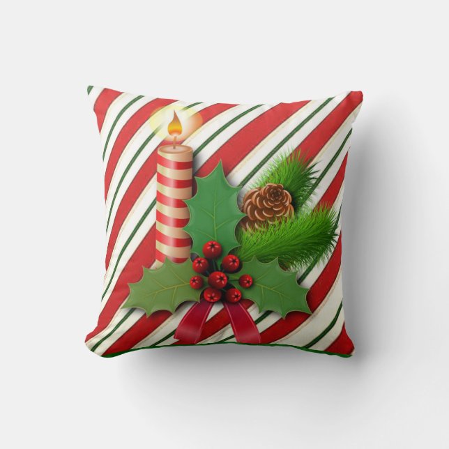 Oreiller de Noël, Bougie de Noël (Recto)