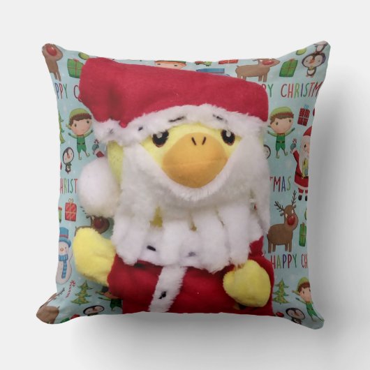 Oreiller de Noël Danny Duck Santa (Recto)