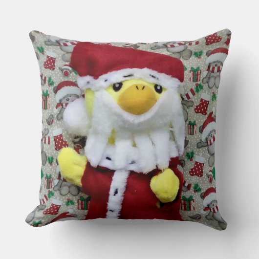 Oreiller de Noël Danny Duck Santa (Recto)