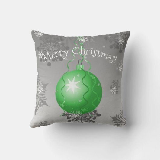 Oreiller de Noël fantaisie verte (Verso)