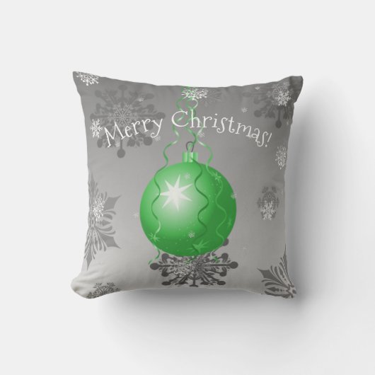 Oreiller de Noël fantaisie verte (Recto)