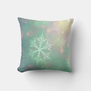 Oreiller de Noël/flocons de neige