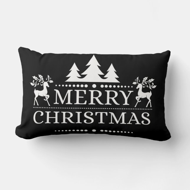 Oreiller de Noël jeté (Recto)