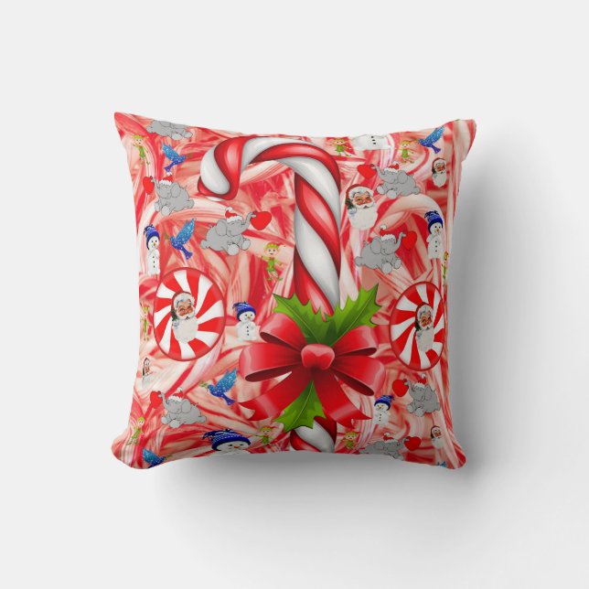 Oreiller de Noël Père Noël (Recto)