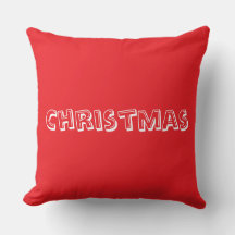 Oreiller de Noël Rétro | Fêtes de fin d'année