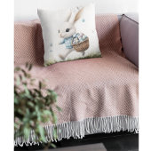 Oreiller de nurserie de lapin de Pâques fantaisist