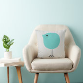 Oreiller de nurserie moderne Turquoise et Gris pou (Chaise)