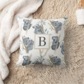 Oreiller de nurserie pour bébé avec monogramme de (Couverture)