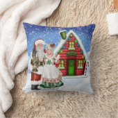 Oreiller de Père Noël et Mme Claus (Couverture)