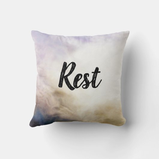 Oreiller de repos avec Écriture (Verso)