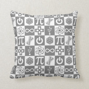 Oreiller de symboles geek