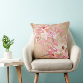 Oreiller décoratif à illustration florale de Lilli (Chaise)