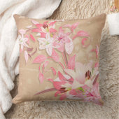 Oreiller décoratif à illustration florale de Lilli (Couverture)
